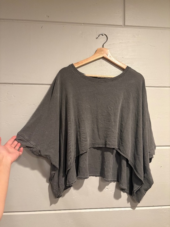 Free People Baggy Cropped Top - Picture 1 of 3